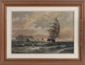 Off New York Harbor by Granville Perkins