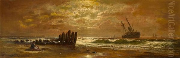 Two Seascape Paintings - view 1