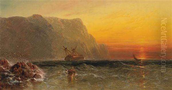 Shorline At Sunset - view 1