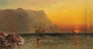 Shorline At Sunset by Granville Perkins