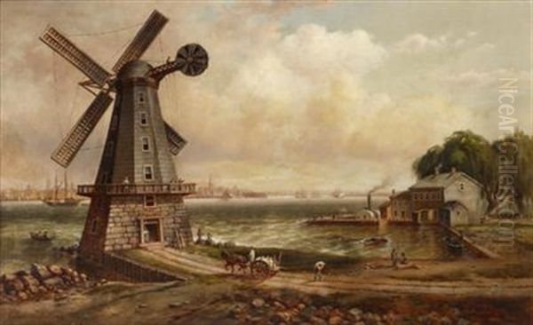 Isaac Edge's Windmill, Jersey City, 1815 - view 1