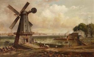 Isaac Edge's Windmill, Jersey City, 1815 Isaac Edge's Windmill, Jersey City, 1815