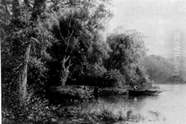Fisherman On The River - view 1