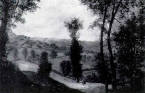 New England Landscape In Summer by Granville Perkins