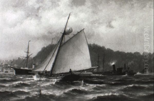 Shipping Off Staten Island - view 1