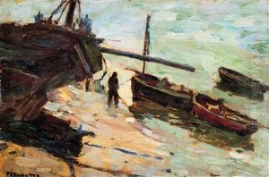 Among Boats by Izsak Perlmutter