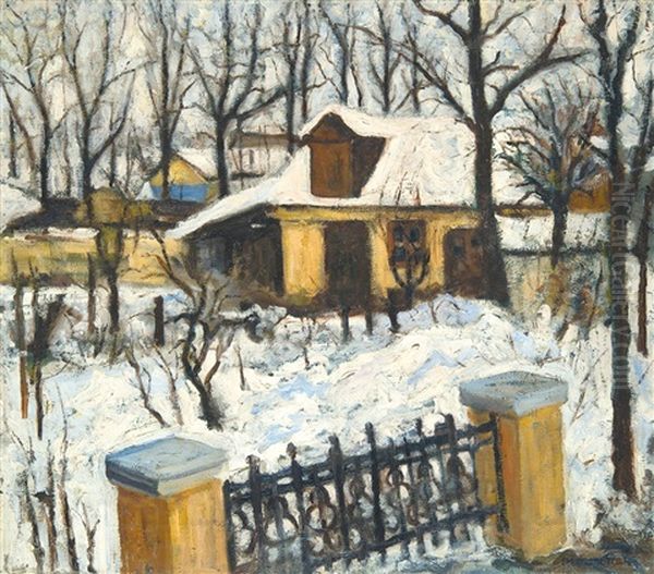 Street At Winter - view 1