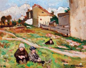 Children On The Hill-side Children On The Hill-side