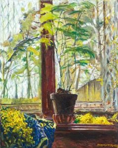 Still Life With Flowers by Izsak Perlmutter