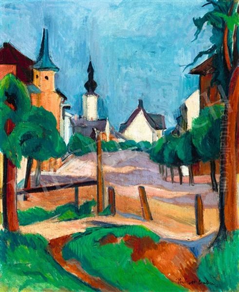 Sunlit Street - view 1