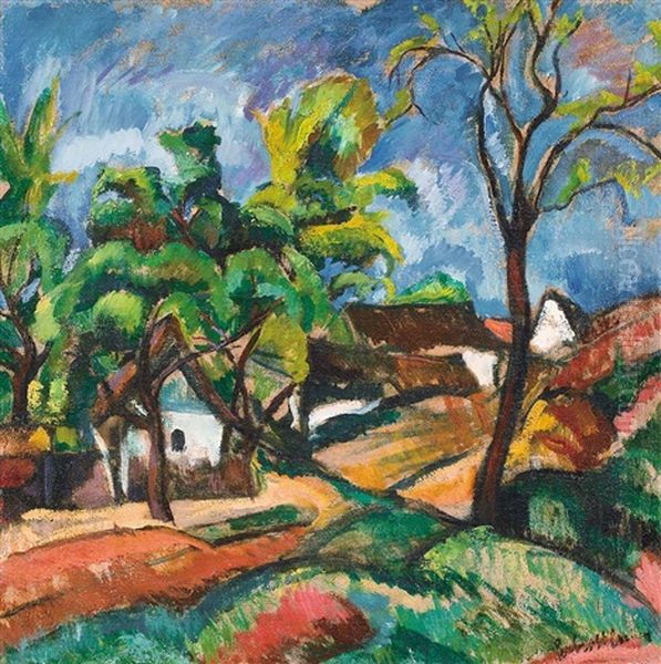 Summer (view Of Pocsmegyer) - view 1