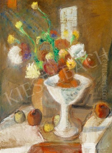 Studio Still-life With Flowers - view 1