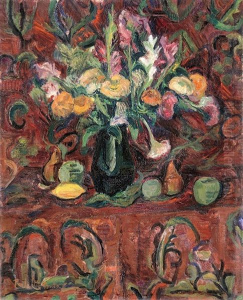 Flower Still-life Wtih Fruits - view 1