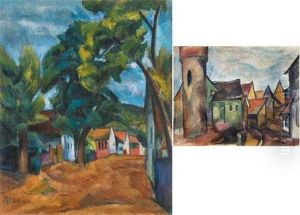 Saxon Small Town, On The Reverse: Village Street