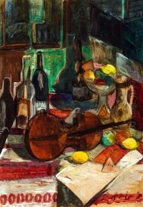 Studio Still-life With Violin