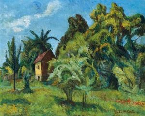 Garden In Szentendre (lola"s House) by Vilmos Perlrott-Csaba