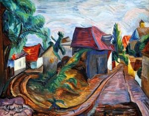 Szentendre by Vilmos Perlrott-Csaba