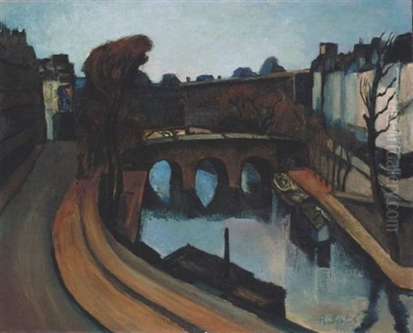 Parizsi Szajna - Part (the Bank Of The Seine In Paris) - view 1