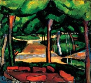 Parkban (in The Park) by Vilmos Perlrott-Csaba