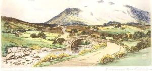 Trassey Bridge & The Shimna Valley by Robert Creswell Boak