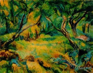 Arnyas Szentendrei Kert (shadowy Garden In Szentendre) by Vilmos Perlrott-Csaba