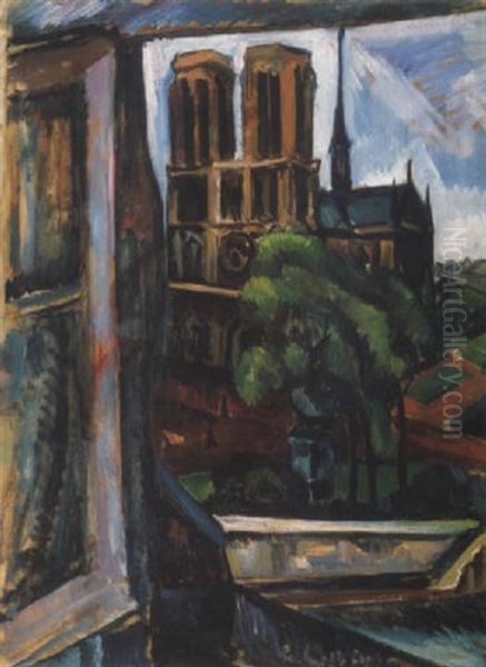 Kilatas Muteremablakbol A Notre-dame-ra (view Of Notre Dame) - view 1