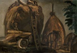 The Hay Stacks by Constant Permeke
