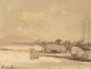 Snowy Landscape by Constant Permeke