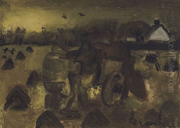 Farmer With Chariot - view 1