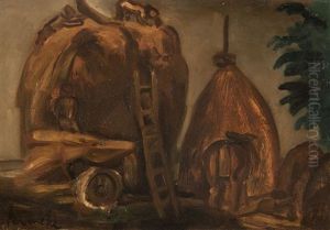 The Straw Stacks (ca. 1928) by Constant Permeke