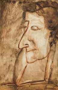 Head Of A Fisherwoman by Constant Permeke