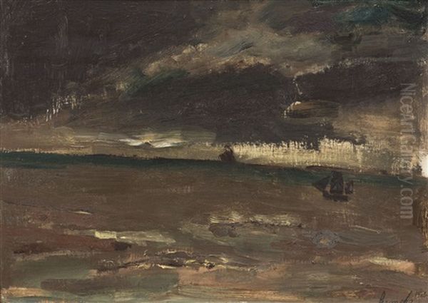 Marine With Fishing Boats (1924) - view 1