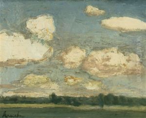 White Clouds Over A Summerscape