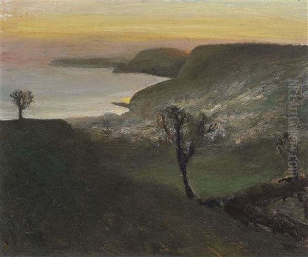 Landscape With Seaview In Devonshire (1916) - view 1