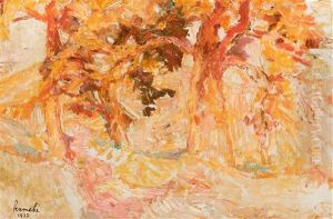 Trees In The Sun In Devonshire (1917) Trees In The Sun In Devonshire (1917)
