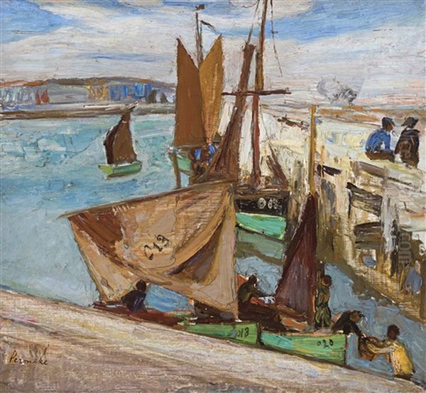 Le Port D'ostende - view 1