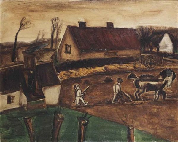 Farmers Working The Land - view 1