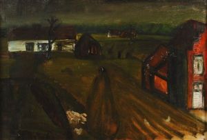 Paysage Avec Fermes by Constant Permeke