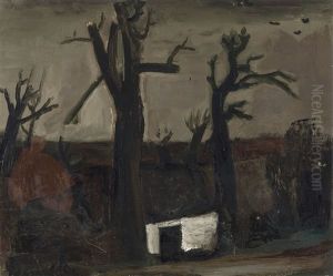 Paysage Avec Ferme Et Meule by Constant Permeke