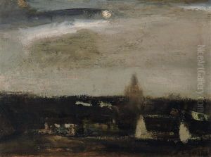 Le Village De Jabbeke - Jabbeke-dorp by Constant Permeke