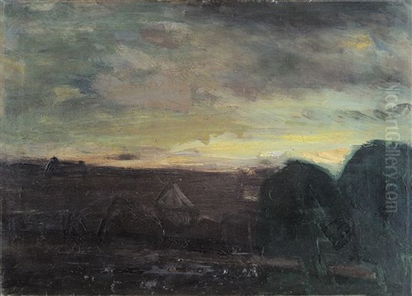 Landschap Met Stromijten En Bomen - view 1