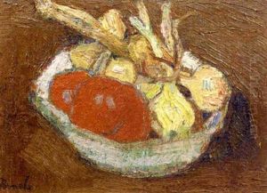 Nature Morte - A Still Life With Vegetables by Constant Permeke