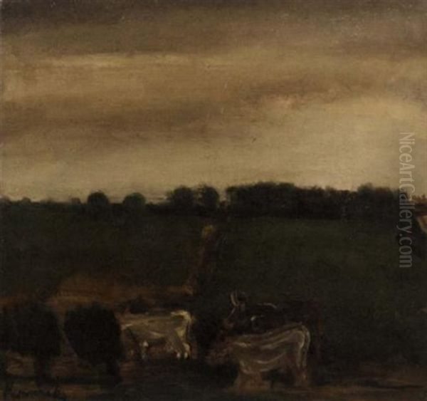 Cows In A Landscape - view 1