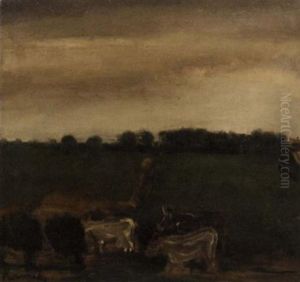 Cows In A Landscape by Constant Permeke