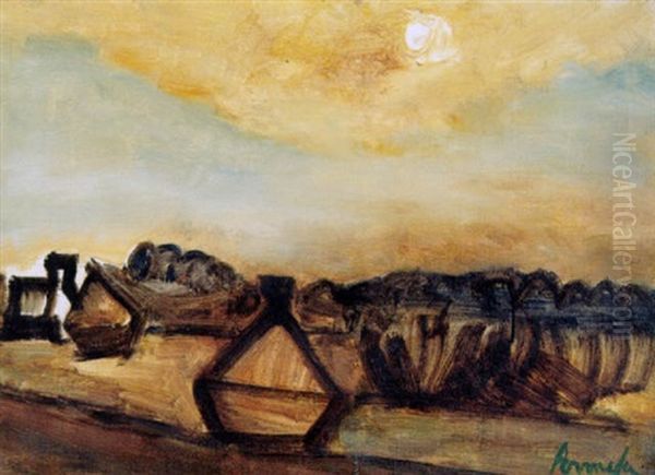 Farms In A Landscape - view 1
