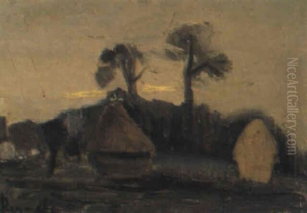Paysage A La Nuit Claire - view 1
