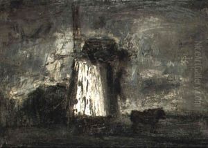 De Molen Van Snellegem by Constant Permeke