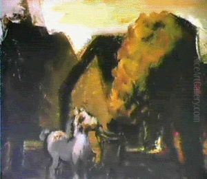 Le Cheval De Trait by Constant Permeke