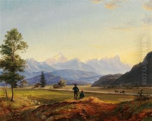 A View Of Triglav And Mittagskogel by Marcus Pernhart