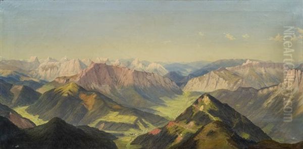 Gebirgspanorama Mit Erzberg - view 1
